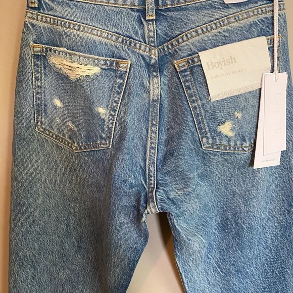 NWT Anthropologie Boyish “BILLY COUNTRY” Jeans Size 24 - Picture 14 of 16